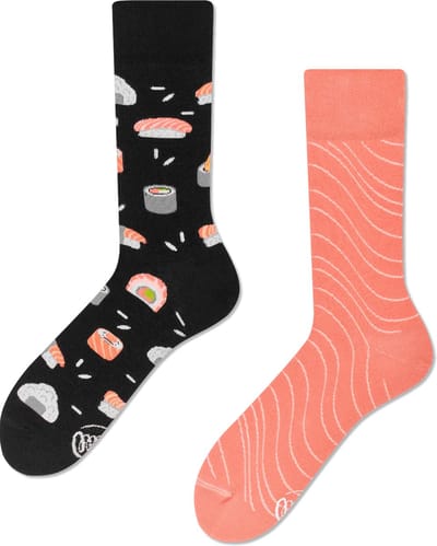 Many Mornings unisex sokken - Sushi Roll - Unisex - Maat: 35 - 38