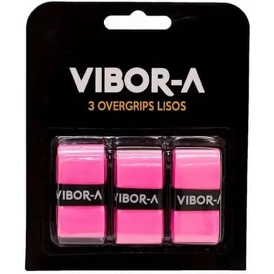 Blister 3 gladde overgrips Pro Vibor-a Rosa ÚNICA
