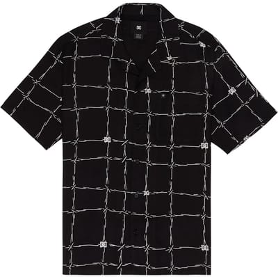 Dc Shoes Wired Resort Overhemd Met Korte Mouwen Zwart M Man
