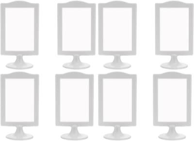 8 Stuks Dubbelzijdige Fotolijsten, Staande Fotolijsten voor Thuisdecoratie en Cadeaus