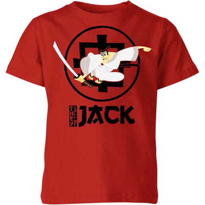 Samurai Jack They Call Me Jack Kids' T-Shirt - Red - 98/104 (3-4 jaar)