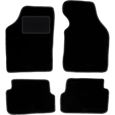 Zwarte veloursmatten voor: Toyota RAV4 II FL 3-deurs (2003-2005)