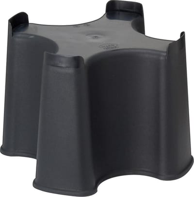 Ward Slimline regenton voet tbv 100 liter - zwart