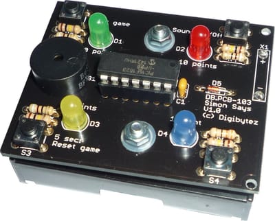 Digibytez Simon Says DIY kit V1.0