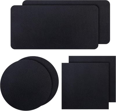 Trampoline Reparatieset met 6 Stuks Zelfklevende Patches voor het Herstellen van Gaten en Scheuren in Trampoline Matten
