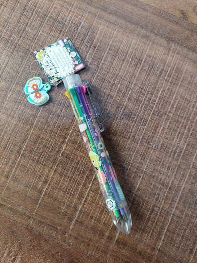 Schoencadeau voor meisje - 8 kleurenpen - veelkleurenpen - met hangertje