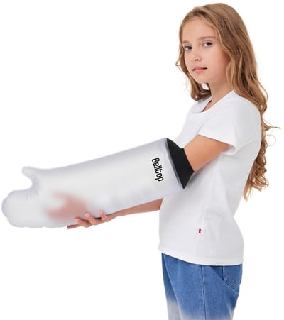 Gipsbescherming voor kinderarmen – Waterdichte gipshoes voor douche en zwembad – Herbruikbare afdekking voor meer dan 300 toepassingen