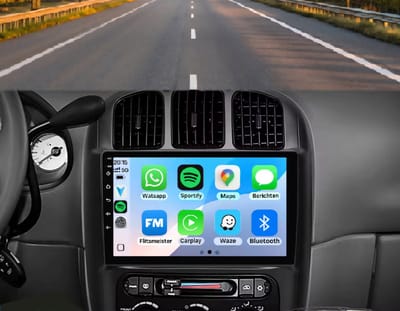 Autoradio 2/32GB met Carplay en Android auto | Geschikt voor Chrysler Voyager en Dodge Grand Caravan 4 2000-2012 | Radio scherm met Navigatie | 2000 2001 2002 2003 2004 2005 2006 2007 2008 2009 2010 2011 2012 | RS