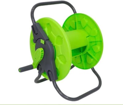 Tuinslanghouder - Slanghaspel - Tuinonderhoud - Ergonomische slanggeleider - 36x46x49cm - Groen