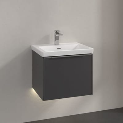 Villeroy & Boch Subway 3.0 Vanity unit 52.3 cm, 1 drawer, handle glossy C579L0VR