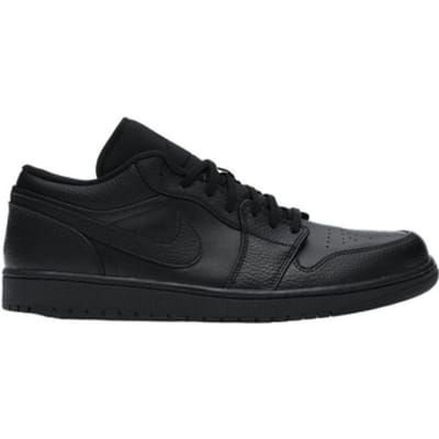 AIR JORDAN 1 Low - Heren Sneakers Sportschoenen Schoenen Zwart 553558-091 - Maat EU 41 US 8