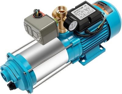 Krachtige Zelfaanzuigende Centrifugaalpomp 1300W - 4000L/u - 8M Zuighoogte