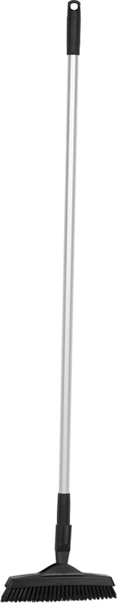 Vikan - Voegenborstel Set - 225 mm Borstel met Flexibele Nek & 1260 mm Aluminium Steel - Voor Smalle Kieren en Hoeken