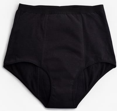 ImseVimse - Imse - menstruatieondergoed - High Waist period underwear - Lichte menstruatie / light flow - S - eur 36/38 - zwart