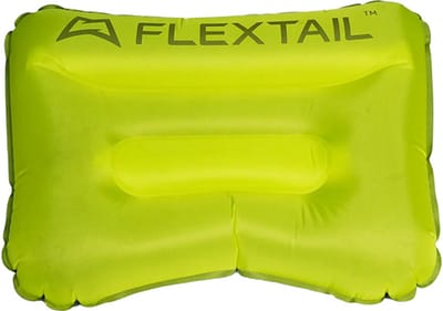 Flextail Tiny Pillow Opblaasbaar Kussen – Compact Reiskussen & Campingkussen (Groen)