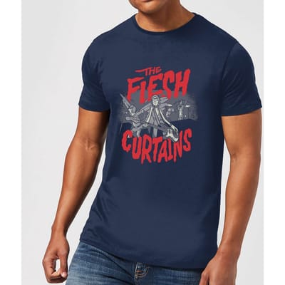Rick and Morty The Flesh Curtains T-shirt - Navy - S
