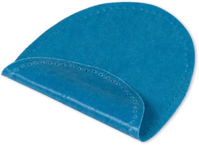 PRYM Patches suède imitatie op strijkbaar 9,5 x 14,5 cm turkoois.2st 929389 - Prym