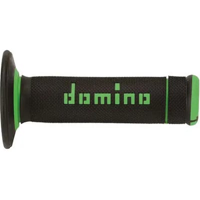 Caoutchouc de Poign�e A190 Noir/Vert Domino Diam�tre 22 mm. Longueur 118 mm Ferm�