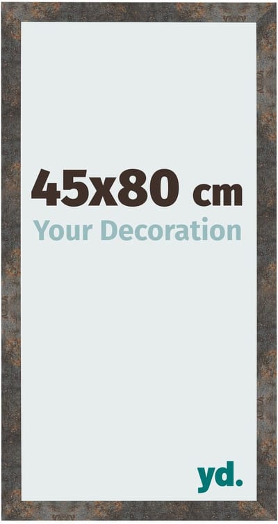 Your Decoration - Fotolijst 45x80 cm - MDF - Geoxideerd Metaal - Bologna