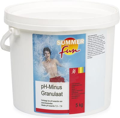 pH Verlager | Summer Fun | Minus | 5 kg. | Zwembad | Jacuzzi | Whirlpool | Hottube