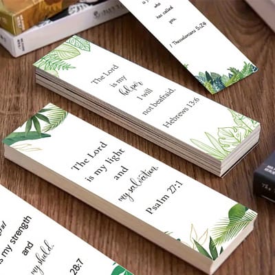 VANDAAG VERZONDEN - Set van 32 Boekenleggers - Bijbeltekst - Christelijk