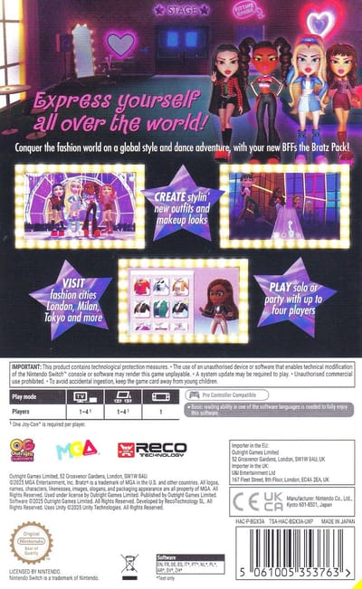 Bratz: Rhythm & Style - Nintendo Switch - Muziek