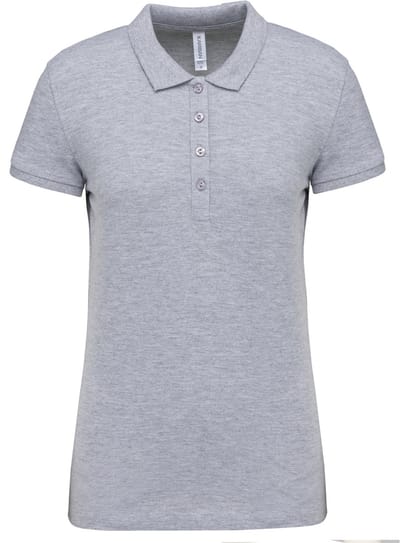 Kariban Piqué-damespolo korte mouwen K255 - Oxford Grey - S