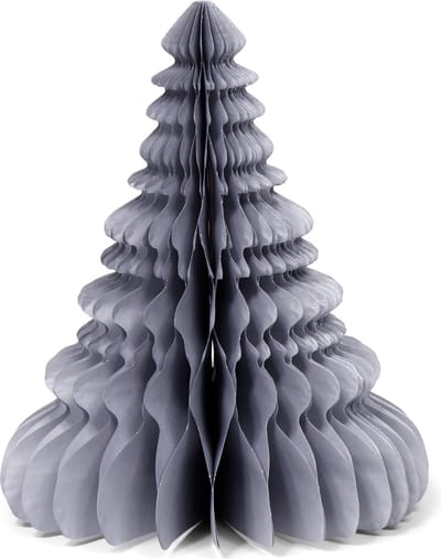 SENZA Papieren Glitter Kerstboom Grijs