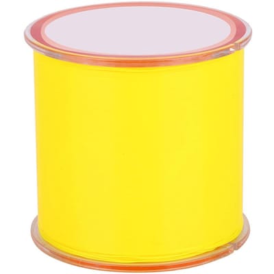 500m 6 300LB Corde en Nylon Super Résistante Ligne de Pêche en Mer Fil Résistant à l'Abrasion Jaune 8.0 yellow