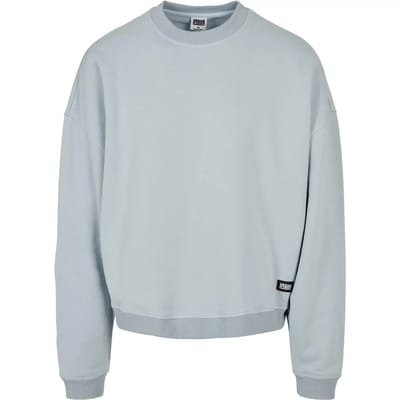 Urban Classics - 80's Crewneck sweater/trui - S - Blauw