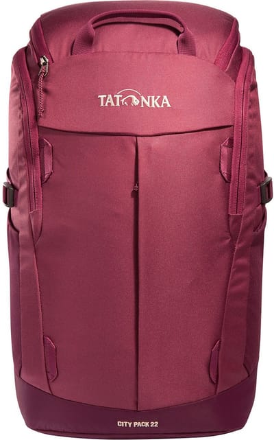 TATONKA Vrije tijd rugzak Rugzak met laptopvak City Pack 22 Bordeaux Red / Dahlia Wijnrood