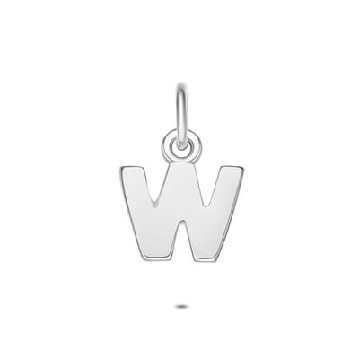 Twice As Nice Hanger in zilver, letter W