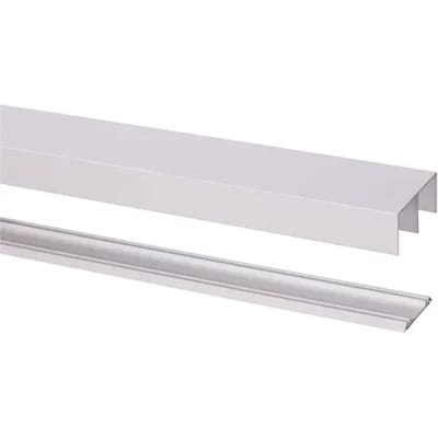 Storemax Basic Schuifd. Rail Aluminium Wit 240 Cm Type R-40
