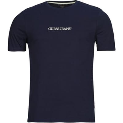 Guess  T-shirt Korte Mouw SS CN SLIM LOGO EMBRO TEE