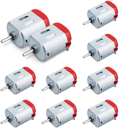 Micro Gelijkstroommotor 10 Stuks DC 3V-5V 23000RPM voor Doe-Het-Zelf Speelgoed en Wetenschappelijke Experimenten