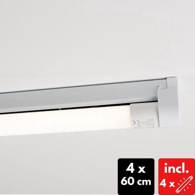 Proventa LED TL lampen 60 cm voordeelverpakking - voor binnenruimtes - 4 x 60 cm - Tl-buizen - Tl-armaturen - Tl-verlichting