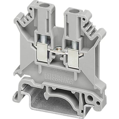 Phoenix Contact UK 3 N 3001501 Doorgangsserieklem Aantal polen: 2 0.2 mm² 2.5 mm² Grijs 50 stuk(s)