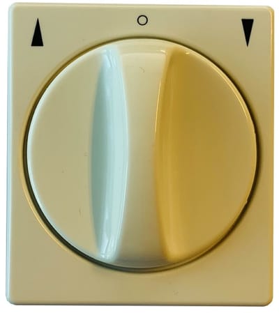 Somfy Opbouw draaischakelaar zonwering of rolluiken - Creme-Wit