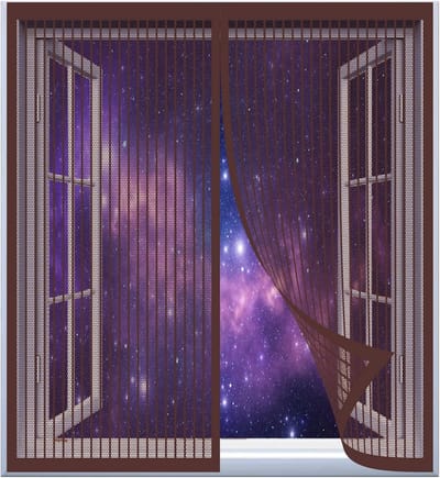 Universeel Magnetisch Raamhor Zonder Boren 150x170 cm Transparant Gaas