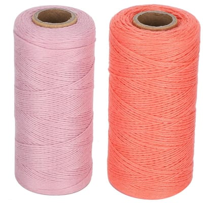 Lot de 2 fils pour machine à broder, 84 fils de chaîne, tissage, coton, filature, 250 mètres