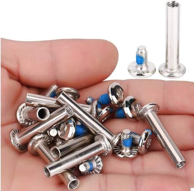 10 Stuks Vervangingsschroeven voor Inline Skate Wielen, 31mm, Geschikt voor Stads-, Park- en Skateparkgebruik