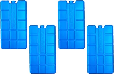 SnelShoppen - DULA Koelelementen 4 stuks - 200 gram - 8x15x2 cm - Ideaal voor Koelbox, Koeltas, Picknick, Camping en Tuin