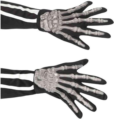 Dressing Up & Costumes | Costumes - Halloween - Skeleton Gloves, Adult