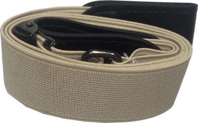 Gespvrije Elastische Riem – Khaki – Unisex – Verstelbaar