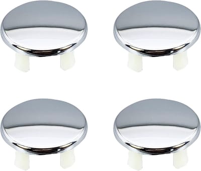 Wastafel Overloop Set - Afvoer Covers - Badkamer Renovatie - Ronde Nette Afwerking - Universele Pasvorm - Chroom