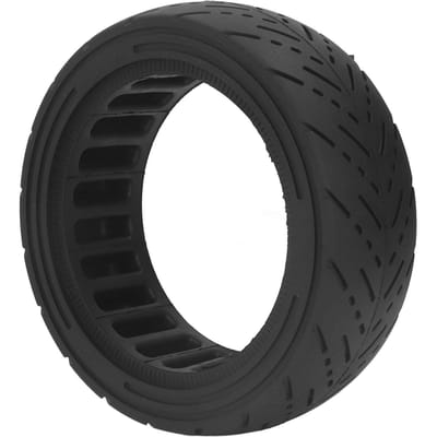 Pneu Plein Trottinette Électrique 8.5x2.5 56mm Intérieur Creux Anti-Explosion Pneus de Rechange Sans Gonflage black