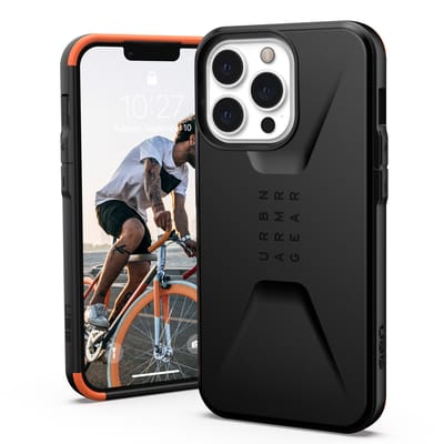 Urban Armor Gear Civilian Series Apple iPhone 13 Pro Hoesje Zwart