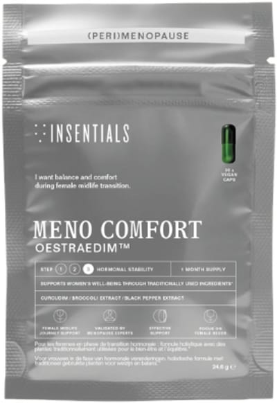 Insentials Meno Comfort (Meno Move) - Voor meno-vrouwen in beweging - Flexibiliteit en gezondheid gewrichten - CurcuDIM™complex met curcumine en broccoli-extract - Bioperine (zwarte peper) voor maximale opname - 30 capsules