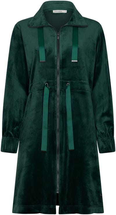 Pastunette Premium - Badjas - Emerald - Velours - Donkergroen - Maat M