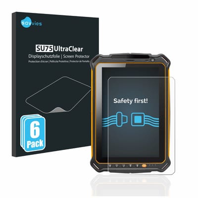 Savvies - Screenprotector voor i.safe MOBILE IS930.2 - Folie Beschermfolie transparant 6 Stuks